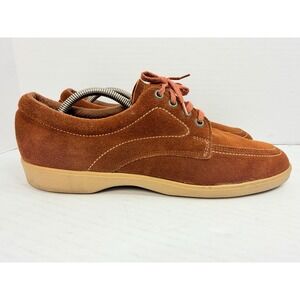 Vintage Barclay Men's Size 10 Brown Suede Leather Lace Up Casual Shoes Taiwan